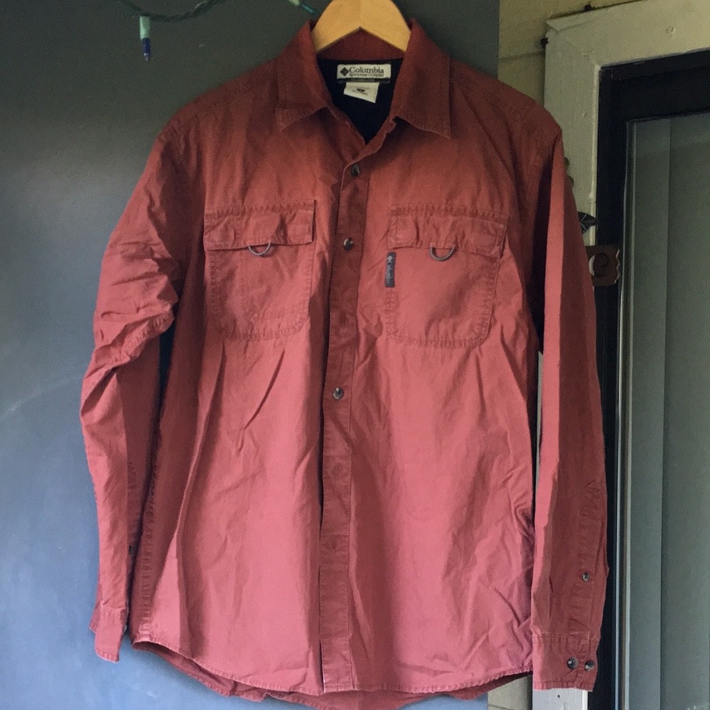 Columbia long sleeve button down shirt